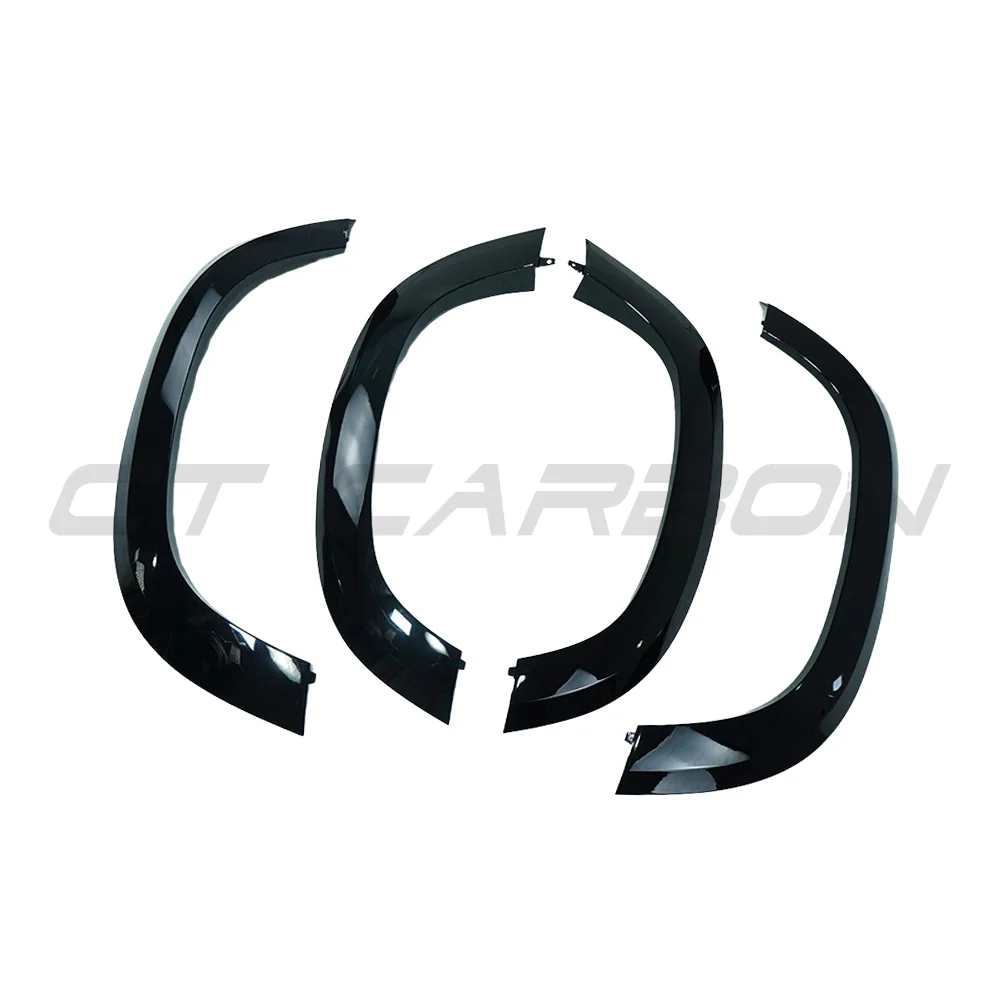 LAND ROVER DEFENDER L663 90 GLOSS BLACK WIDE ARCH FENDERS-Accessories-BLAK BY CT-CT Carbon - High-quality carbon fiber and gloss black aerodynamic parts for premium sports and luxury vehicles.