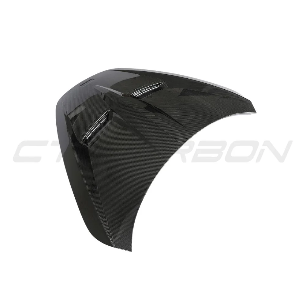 MCLAREN 720S CARBON FIBRE CT DESIGN HOOD-Bonnet-CT CARBON-CT Carbon - High-quality carbon fiber and gloss black aerodynamic parts for premium sports and luxury vehicles.
