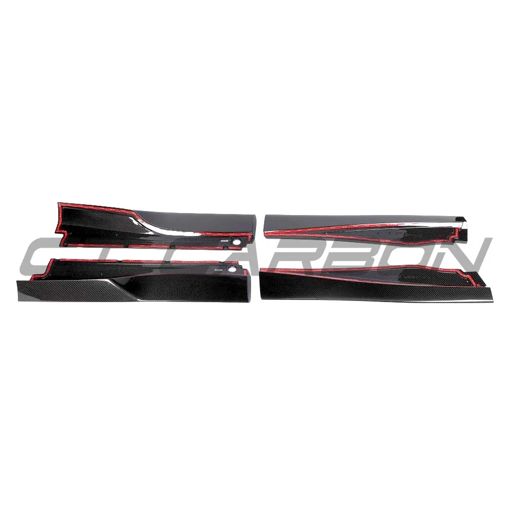 MCLAREN 750S 2023+ CARBON FIBRE SIDE SKIRTS - CT DESIGN