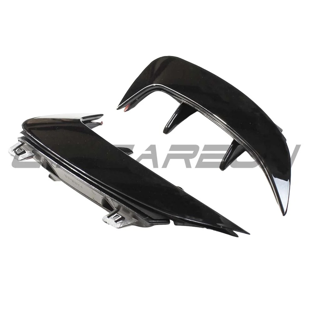 MERCEDES A-CLASS A35 V177 GLOSS BLACK REAR BUMPER CORNERS