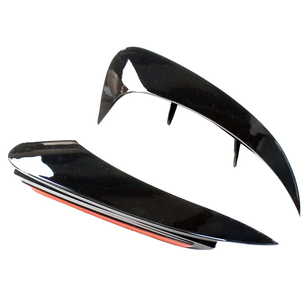 MERCEDES A-CLASS A35 W177 2018+ GLOSS BLACK REAR BUMPER CORNERS
