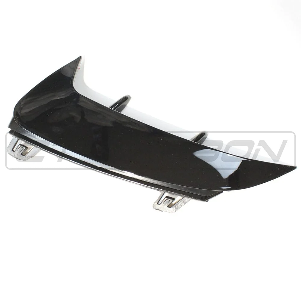 BLAK BY CT Diffuser MERCEDES A-CLASS A35 W177 GLOSS BLACK REAR BUMPER CORNERS