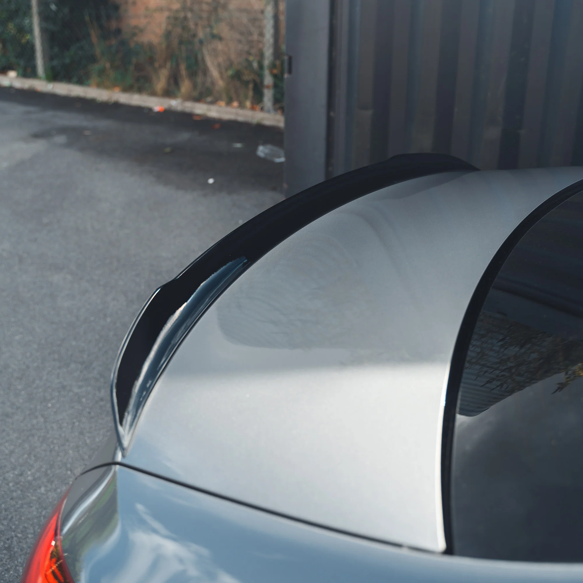 MERCEDES A-CLASS SALOON V177 GLOSS BLACK SPOILER-Spoiler-BLAK BY CT-CT Carbon - High-quality carbon fiber and gloss black aerodynamic parts for premium sports and luxury vehicles.