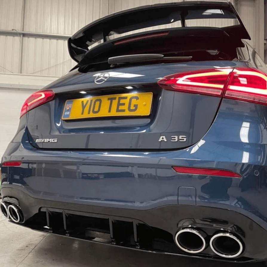 BLAK BY CT Rear Wing MERCEDES A-CLASS W177 GLOSS BLACK SPOILER - WING