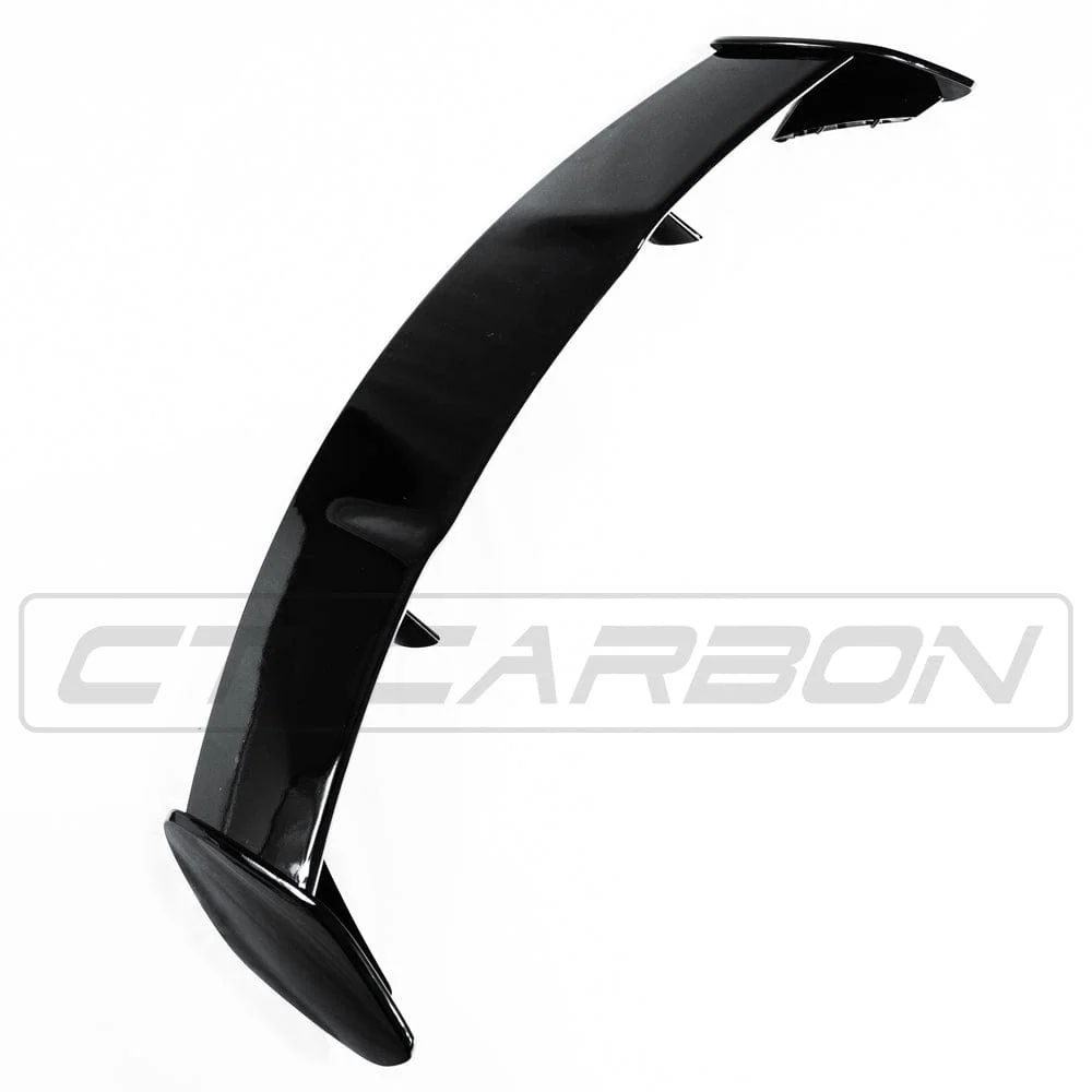 MERCEDES A-CLASS W177 2018-CURRENT GLOSS BLACK SPOILER - WING-Spoiler-BLAK BY CT-CT Carbon - High-quality carbon fiber and gloss black aerodynamic parts for premium sports and luxury vehicles.