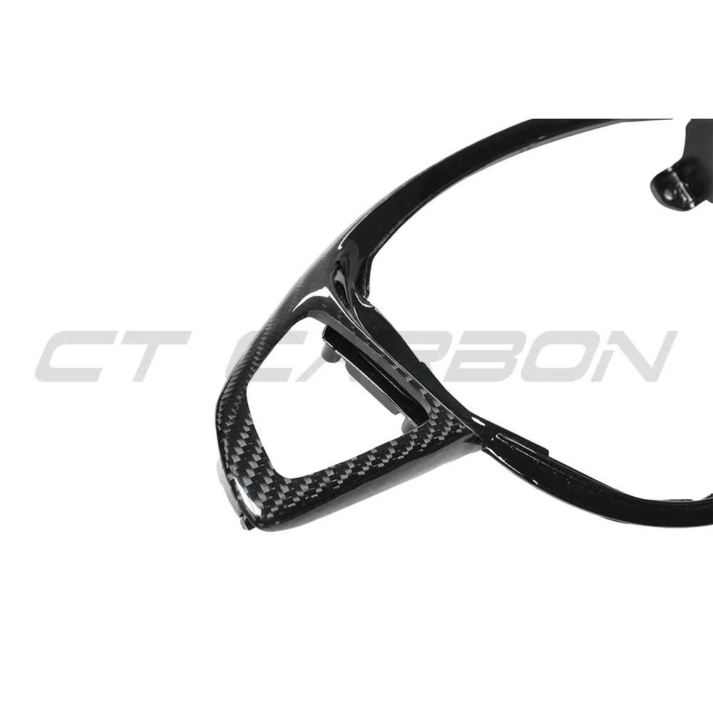 MERCEDES AMG CARBON FIBRE STEERING WHEEL TRIM-Accessories-CT CARBON-CT Carbon - High-quality carbon fiber and gloss black aerodynamic parts for premium sports and luxury vehicles.