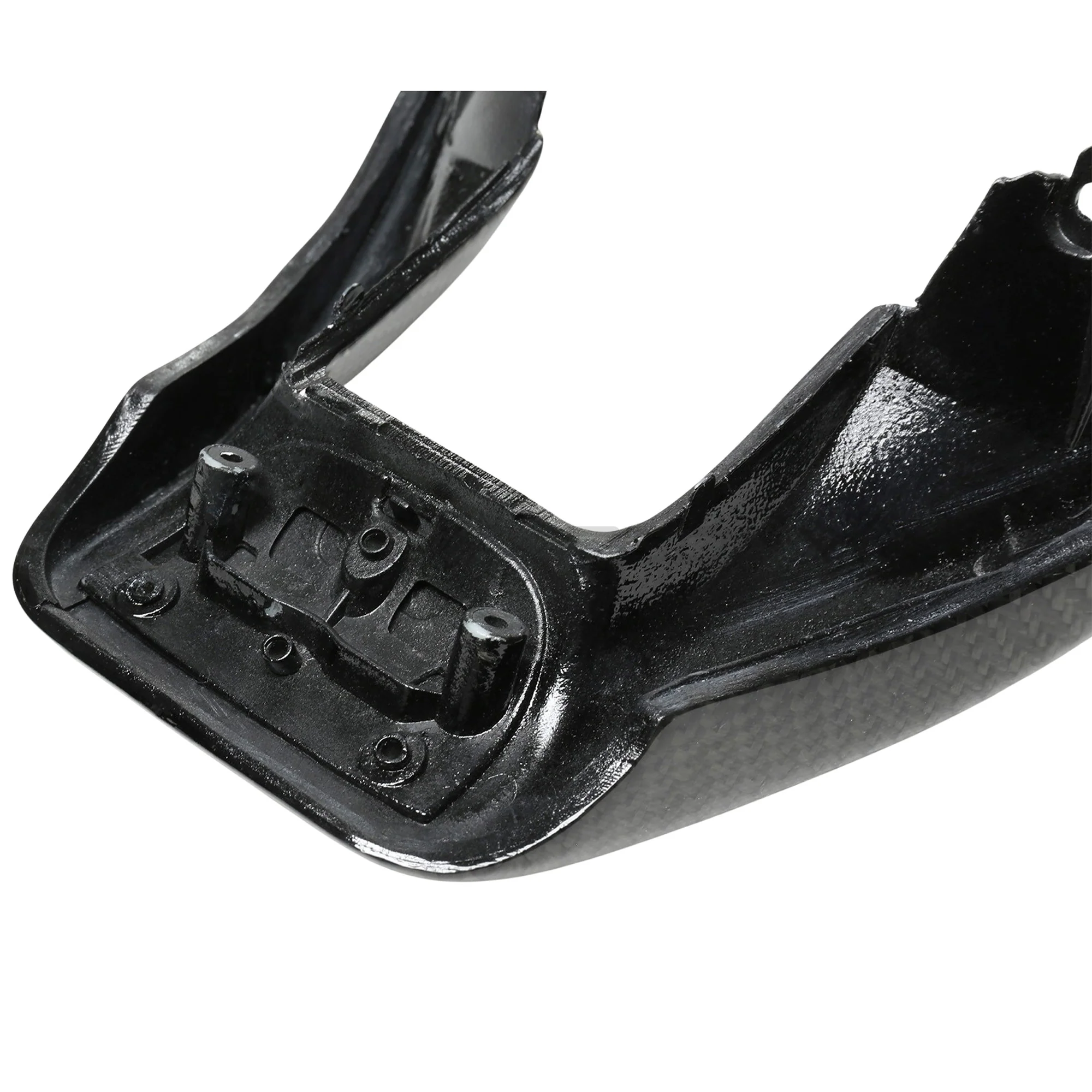MERCEDES AMG CARBON FIBRE STEERING WHEEL TRIM-Accessories-CT CARBON-CT Carbon - High-quality carbon fiber and gloss black aerodynamic parts for premium sports and luxury vehicles.