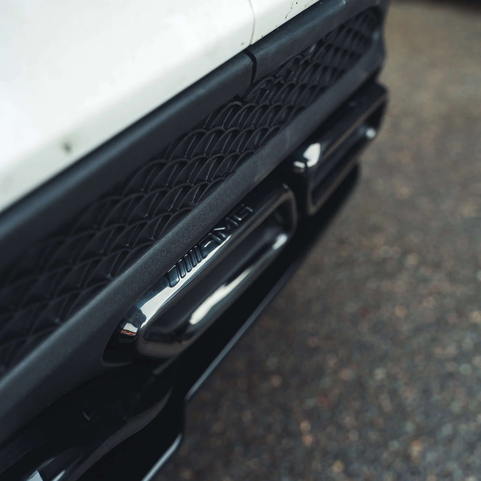 MERCEDES C-CLASS SALOON/ESTATE W205 GLOSS BLACK DIFFUSER & BLACK TIPS-Diffuser-BLAK BY CT-CT Carbon - High-quality carbon fiber and gloss black aerodynamic parts for premium sports and luxury vehicles.