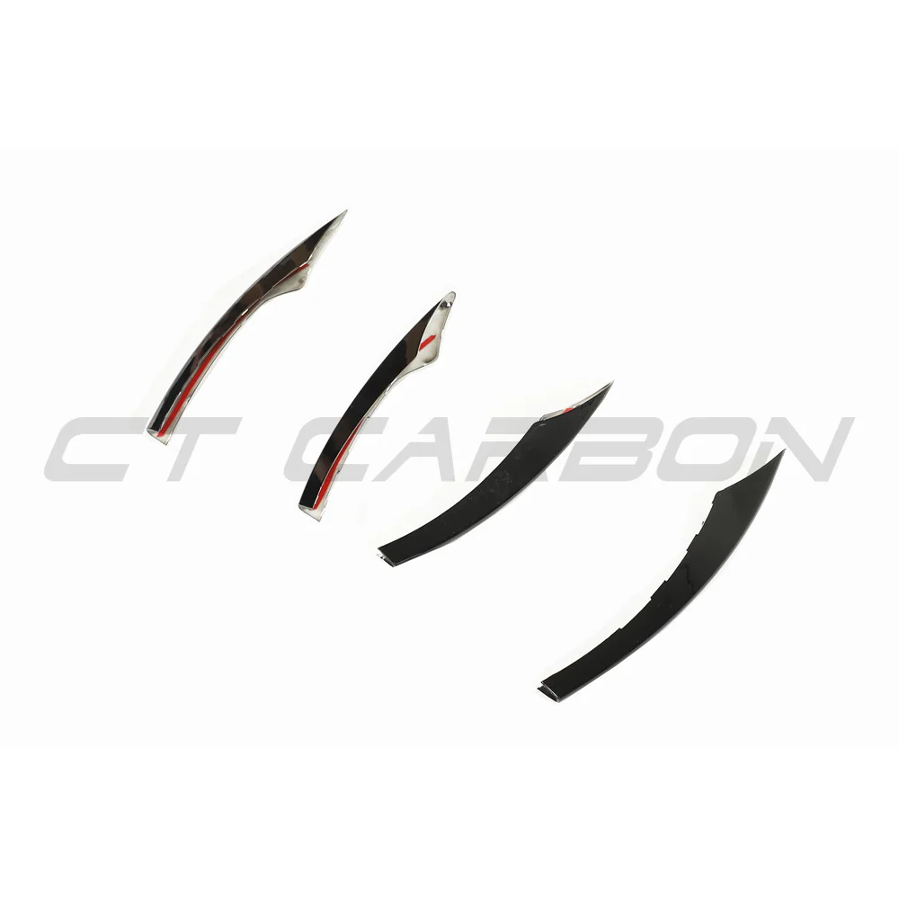 MERCEDES C238 2020+ E-CLASS COUPE FACELIFT FRONT GRILLE TRIM-Accessories-BLAK BY CT-CT Carbon - High-quality carbon fiber and gloss black aerodynamic parts for premium sports and luxury vehicles.