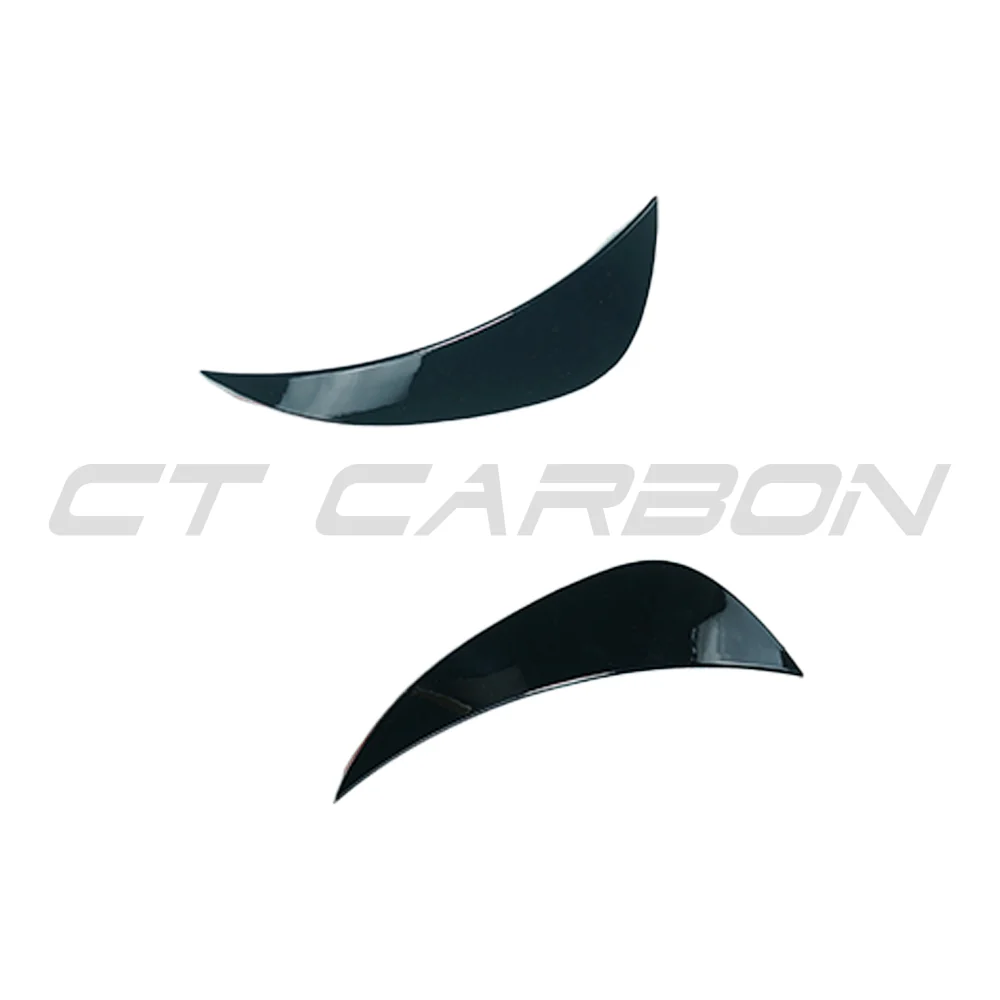 MERCEDES C43 & C CLASS W205 2014-2018 PRE-FACELIFT GLOSS BLACK FRONT BUMPER CORNERS