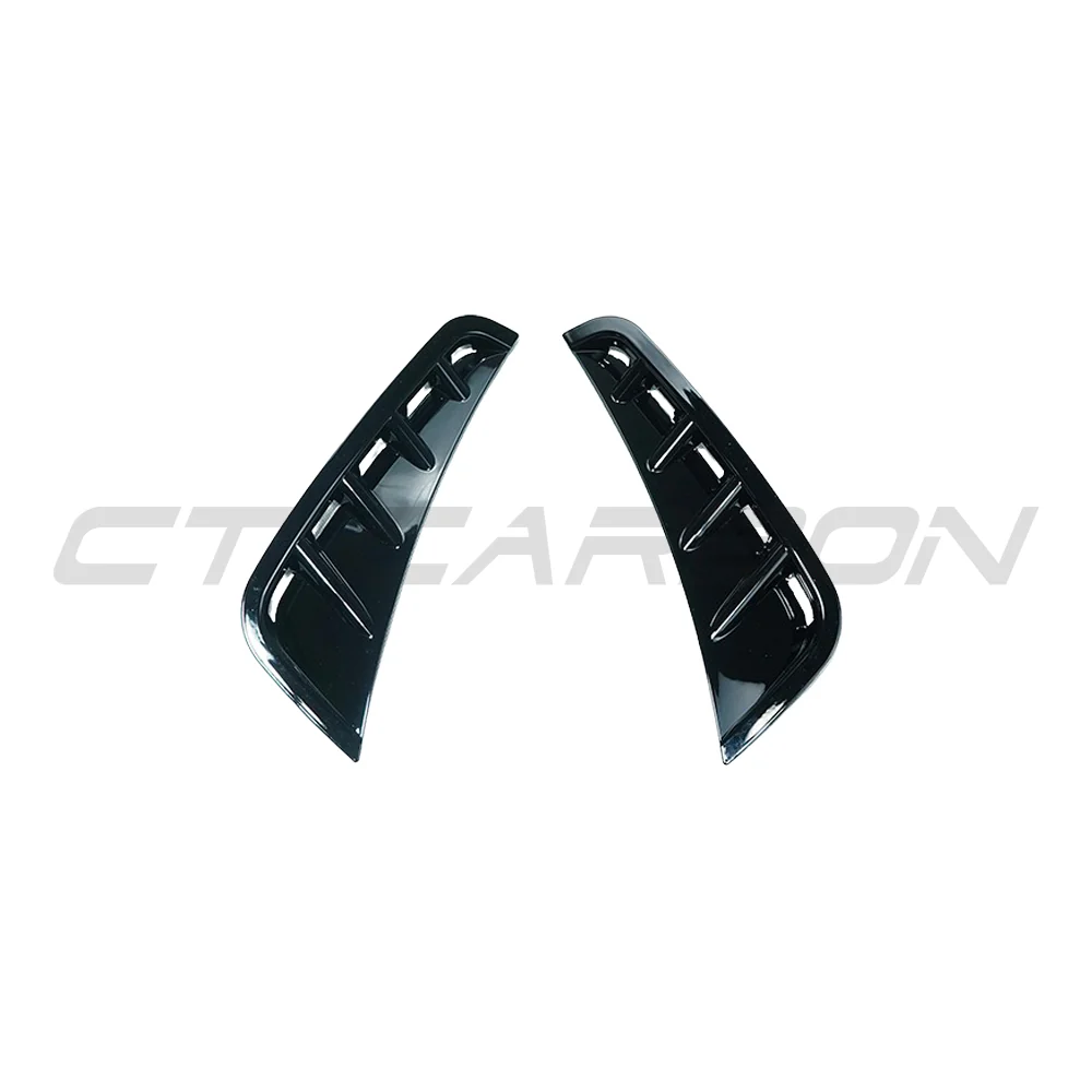 MERCEDES C43 & C CLASS W205 2019-2021 FACELIFT GLOSS BLACK FRONT BUMPER CORNERS