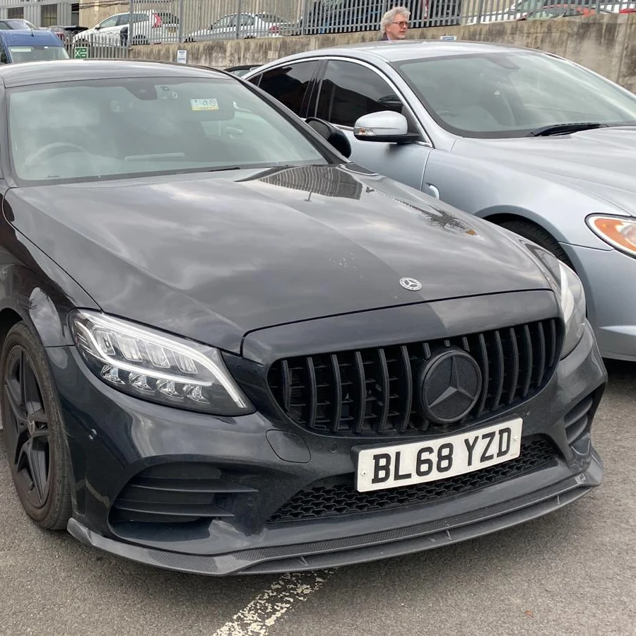 CT CARBON Splitter MERCEDES C43 & C CLASS W205 FACELIFT CARBON FIBRE SPLITTER - CT STYLE