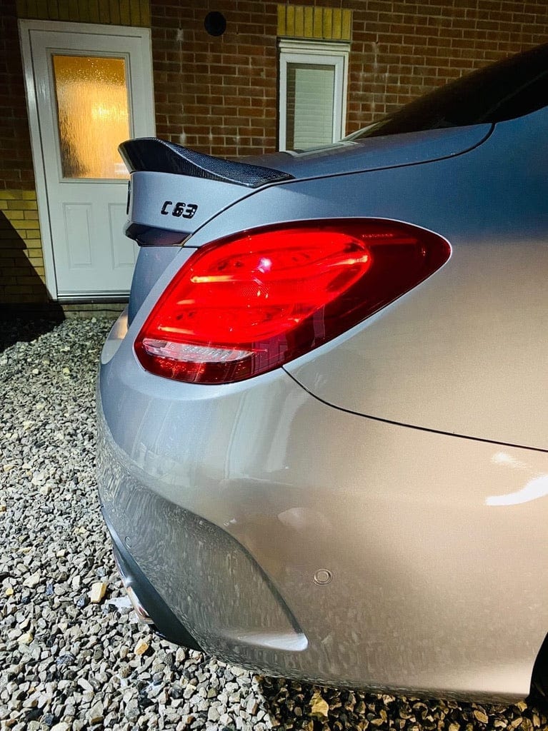 CT CARBON Spoiler MERCEDES C63/C CLASS W205 SALOON CARBON SPOILER - CT DESIGN