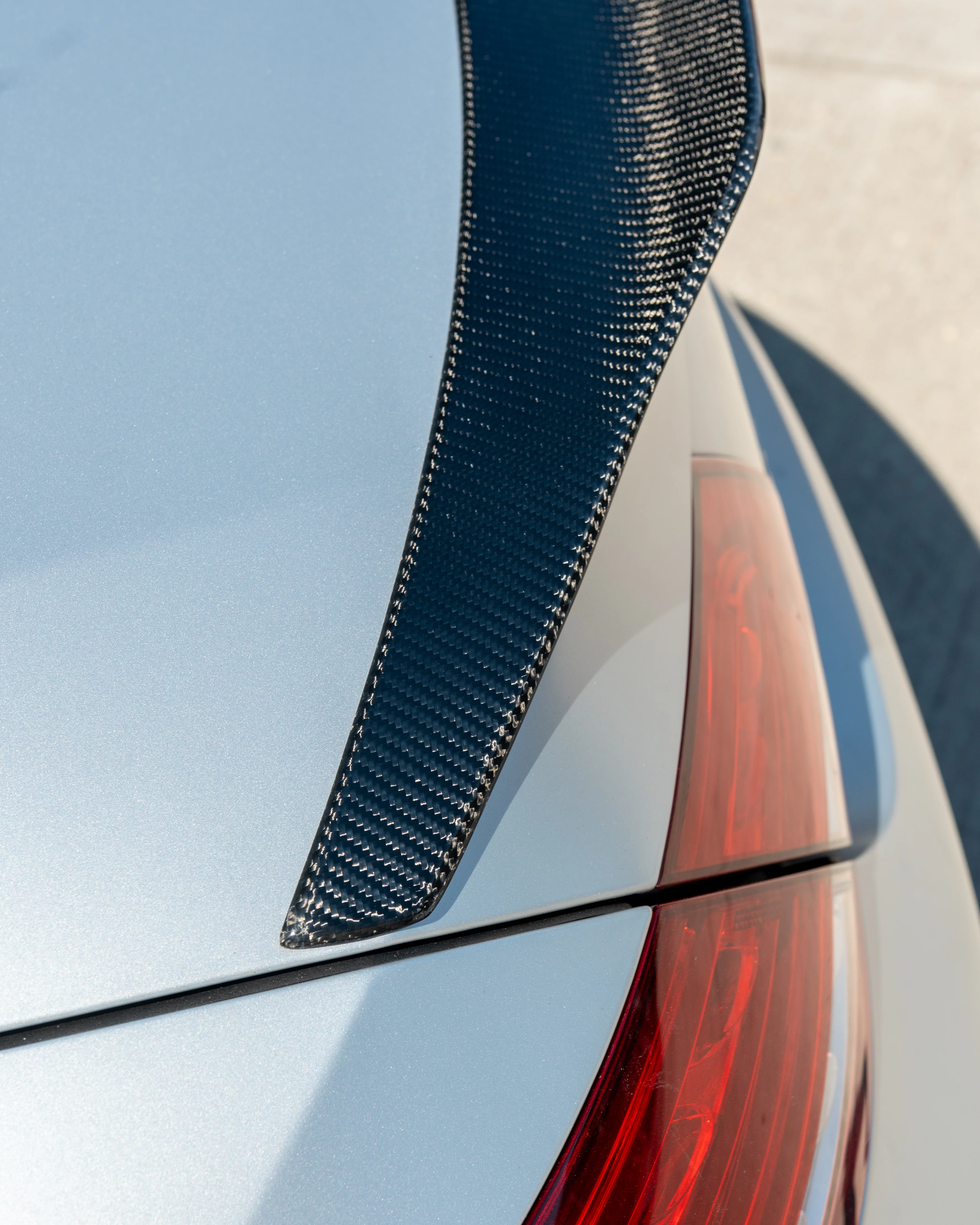 MERCEDES C63/C63S W205 COUPE CARBON SPOILER - DUCKTAIL PS STYLE-Spoiler-CT CARBON-CT Carbon - High-quality carbon fiber and gloss black aerodynamic parts for premium sports and luxury vehicles.