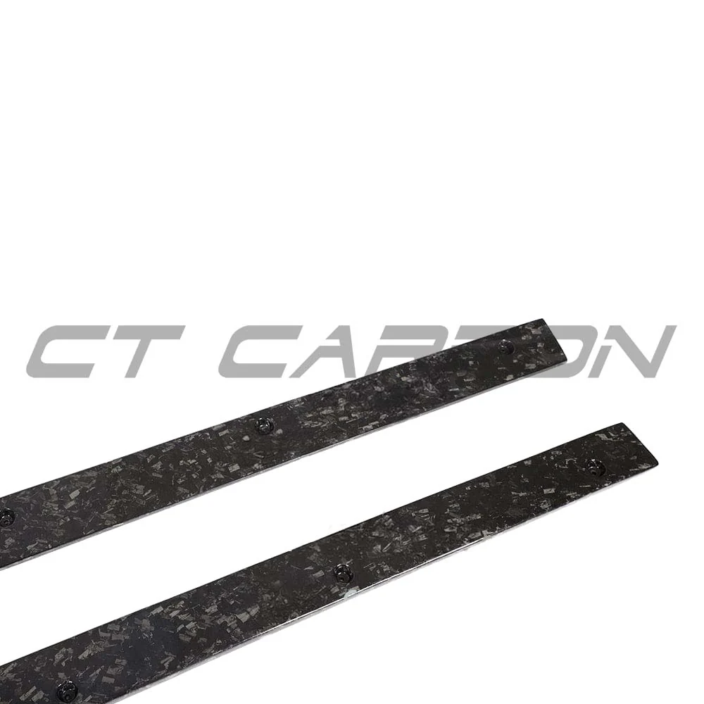 MERCEDES C63/C63S W205 COUPE & SALOON FORGED CARBON FIBRE SIDE SKIRTS - V2