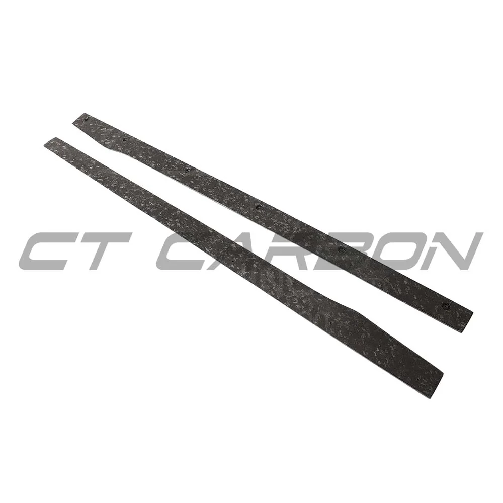 MERCEDES C63/C63S W205 COUPE & SALOON FORGED CARBON FIBRE SIDE SKIRTS - V2
