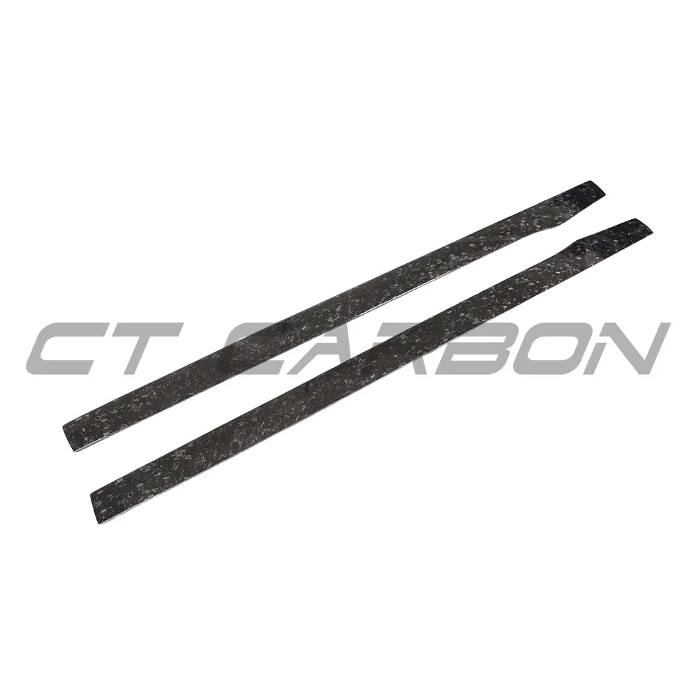 MERCEDES C63/C63S W205 COUPE & SALOON FORGED CARBON FIBRE SIDE SKIRTS - V2