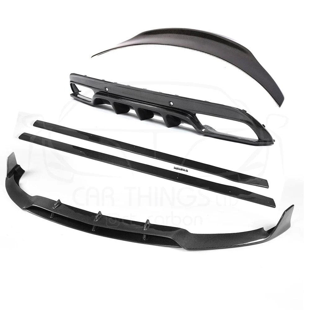 MERCEDES C63 W205 SALOON FULL CARBON FIBRE KIT - PS x B STYLE-Kit-CT CARBON-CT Carbon - High-quality carbon fiber and gloss black aerodynamic parts for premium sports and luxury vehicles.