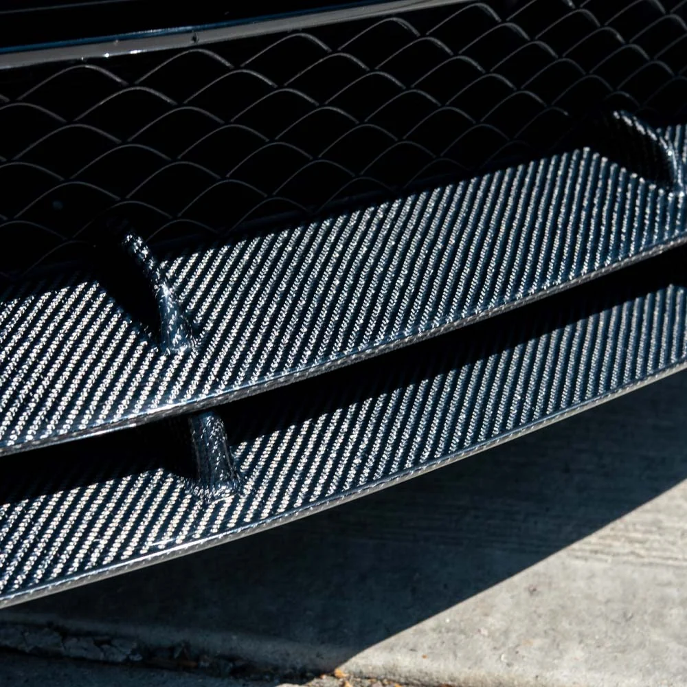 MERCEDES C63 W205 COUPE CARBON FIBRE SPLITTER - V2