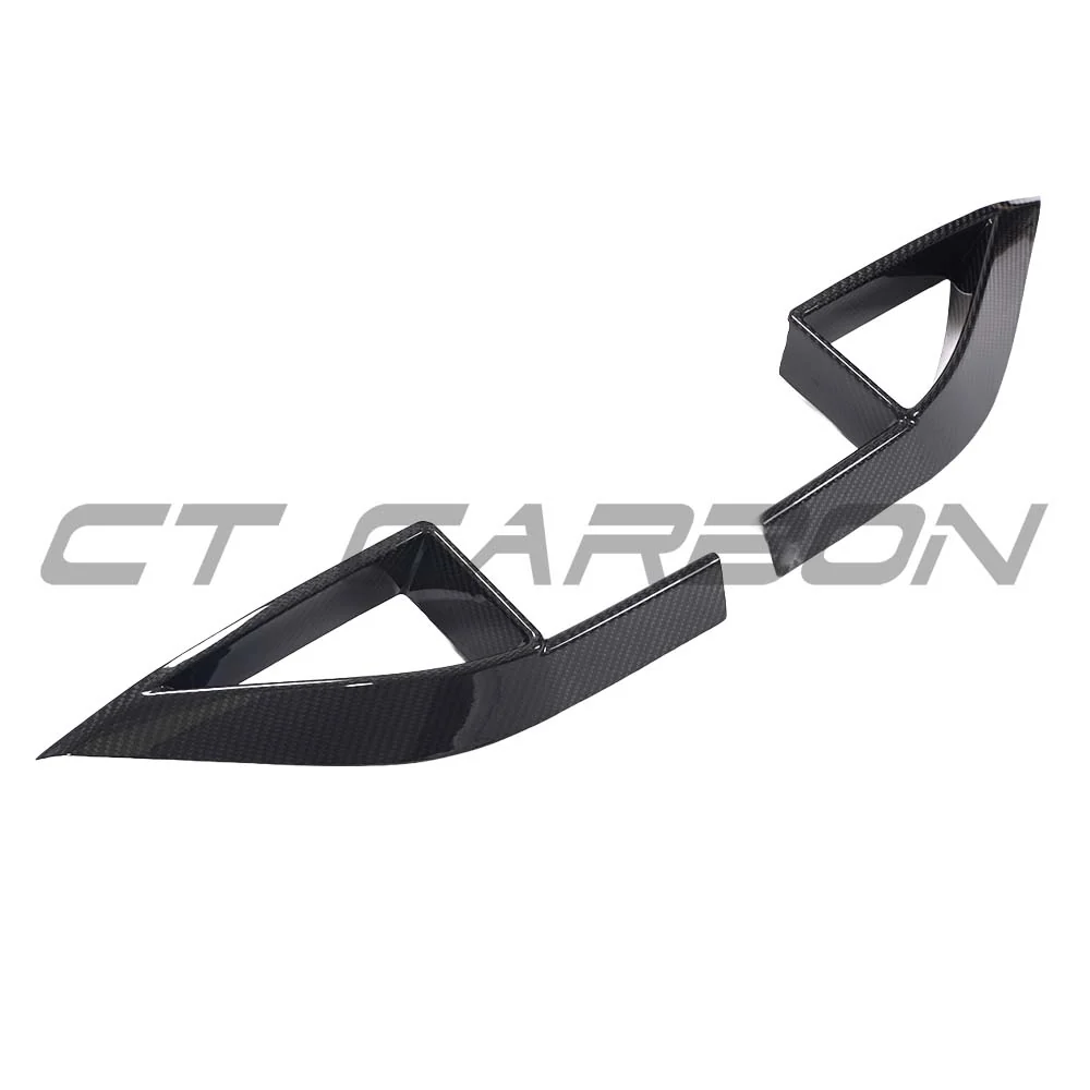 MERCEDES E-CLASS & E53 2021-2023 CARBON FIBRE FOG LIGHT COVERS