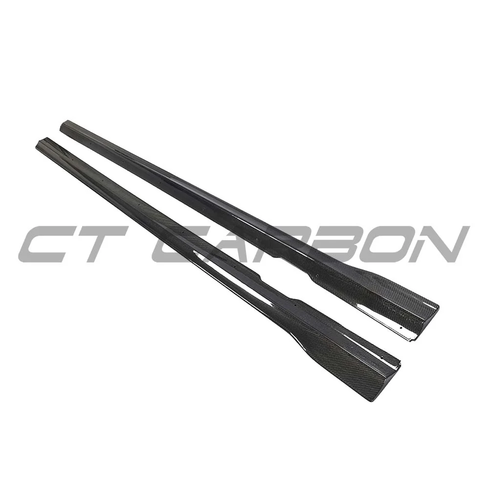 MERCEDES E-CLASS W213/S213 AMG (E43/E53/E63) 2016-2023 CARBON FIBRE SIDE SKIRTS