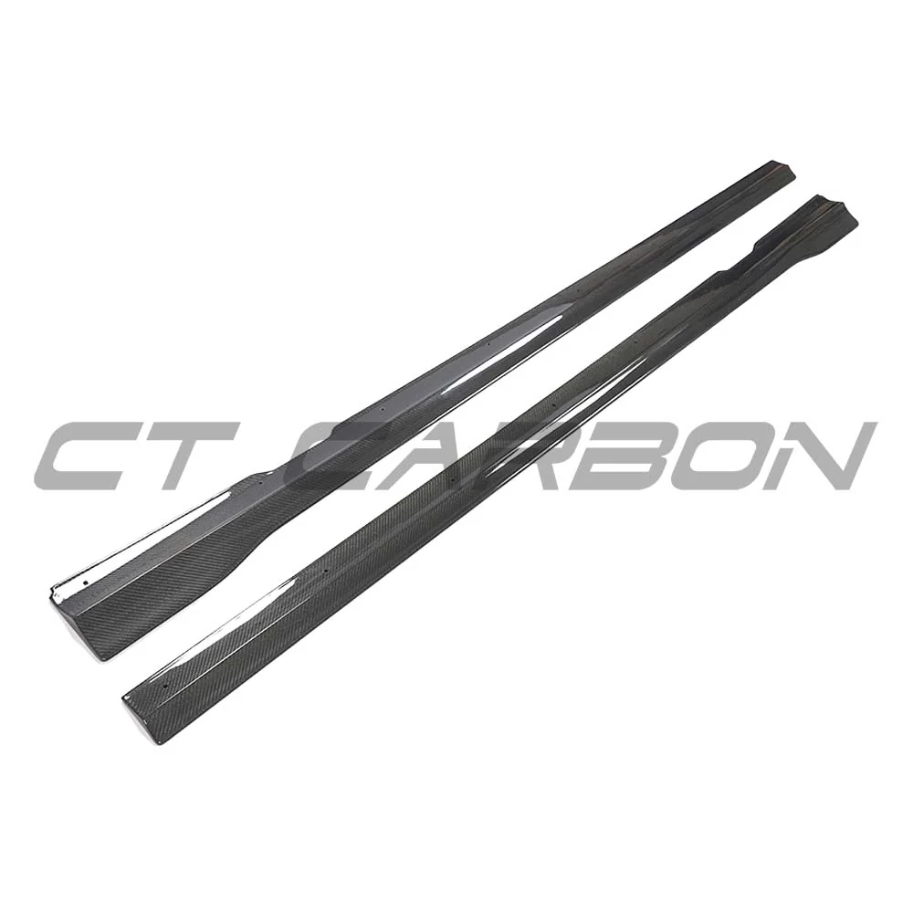 MERCEDES E-CLASS W213/S213 AMG (E43/E53/E63) 2016-2023 CARBON FIBRE SIDE SKIRTS