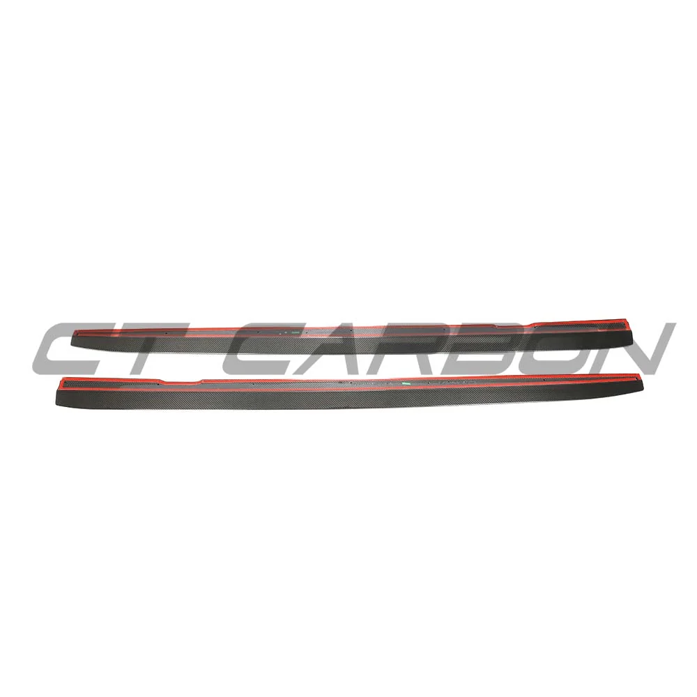 MERCEDES E63 W213 2018-2020 PRE-FACELIFT CARBON FIBRE SIDE SKIRTS - CT DESIGN