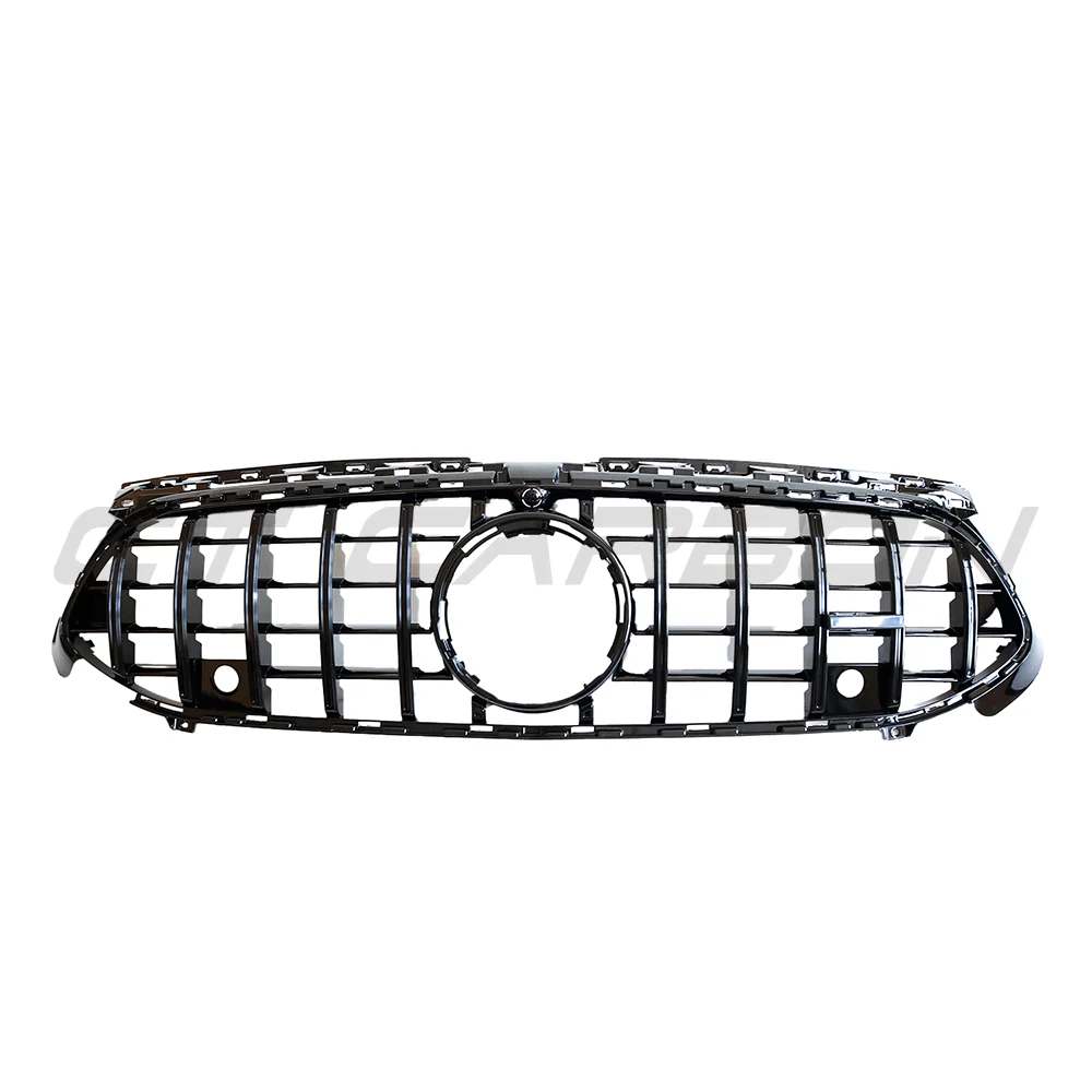 MERCEDES V177 & W177 2022+ A CLASS PANAMERICA BLACK GRILLE-Grille-BLAK BY CT-CT Carbon - High-quality carbon fiber and gloss black aerodynamic parts for premium sports and luxury vehicles.