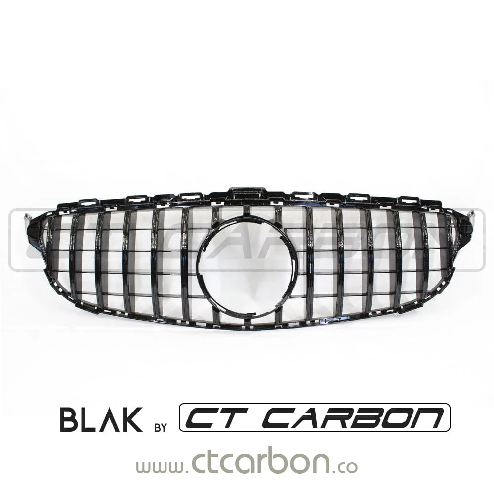 BLAK BY CT GRILLE MERCEDES W205 C CLASS 2019+ AMG BLACK GRILLE (WITHOUT CAMERA)