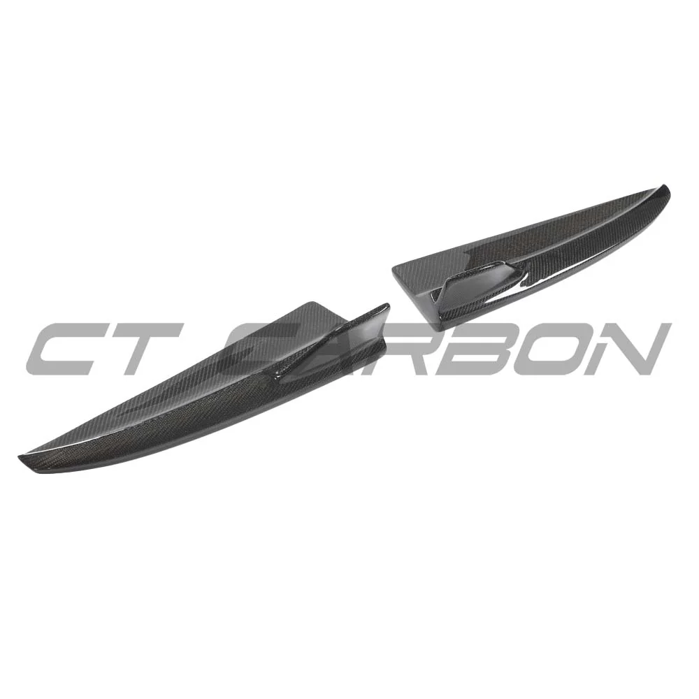 MERCEDES W205 C-CLASS & C63 2015-2018 CARBON FIBRE SPLITTER CORNERS
