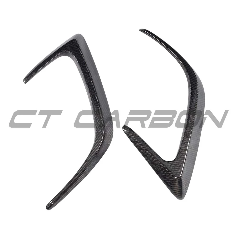 MERCEDES W205 C63 & C63S COUPE 2DR REAR BUMPER CARBON FIBRE CANARDS