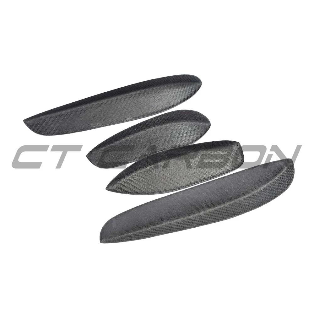 MERCEDES W205 C63 & C63S FRONT BUMPER CARBON FIBRE CANARDS / FINS