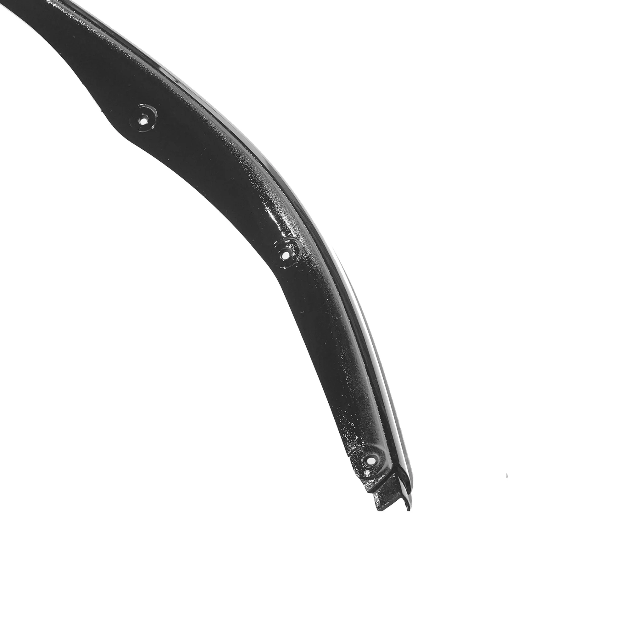 MERCEDES W205 C63 COUPE GLOSS BLACK SPLITTER-Splitter-BLAK BY CT-CT Carbon - High-quality carbon fiber and gloss black aerodynamic parts for premium sports and luxury vehicles.