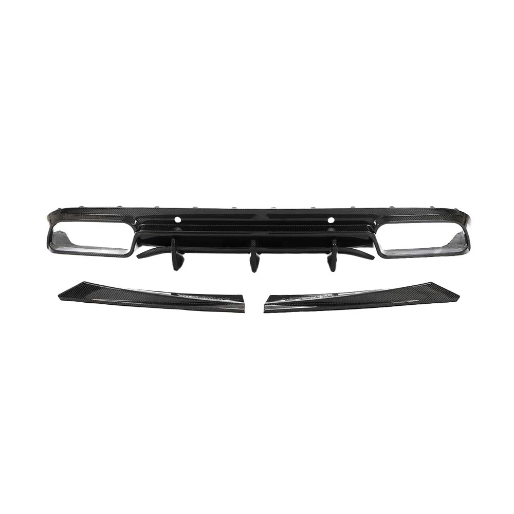MERCEDES W205 C63 FACELIFT COUPE/CONVERTIBLE 2DR CARBON FIBRE DIFFUSER V2 - CT DESIGN