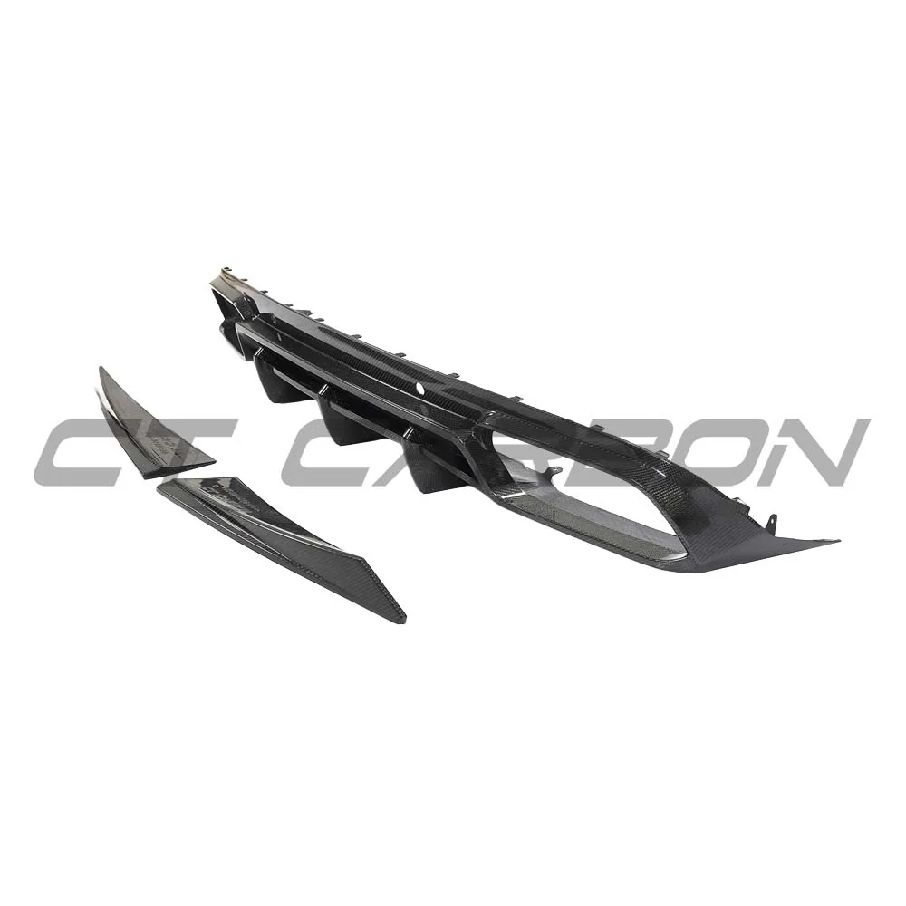 MERCEDES W205 C63 FACELIFT COUPE/CONVERTIBLE 2DR CARBON FIBRE DIFFUSER V2 - CT DESIGN