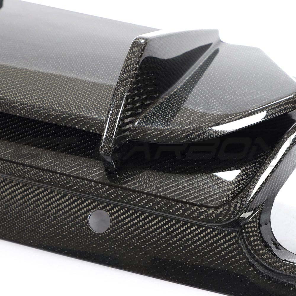 MERCEDES W205 C63 FACELIFT COUPE/CONVERTIBLE 2DR CARBON FIBRE DIFFUSER V2 - CT DESIGN