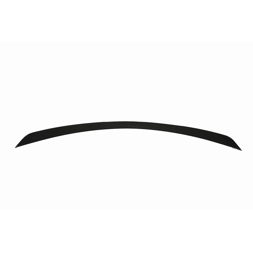 MERCEDES W213 2016-2020 E-CLASS GLOSS BLACK SPOILER-Spoiler-BLAK BY CT-CT Carbon - High-quality carbon fiber and gloss black aerodynamic parts for premium sports and luxury vehicles.