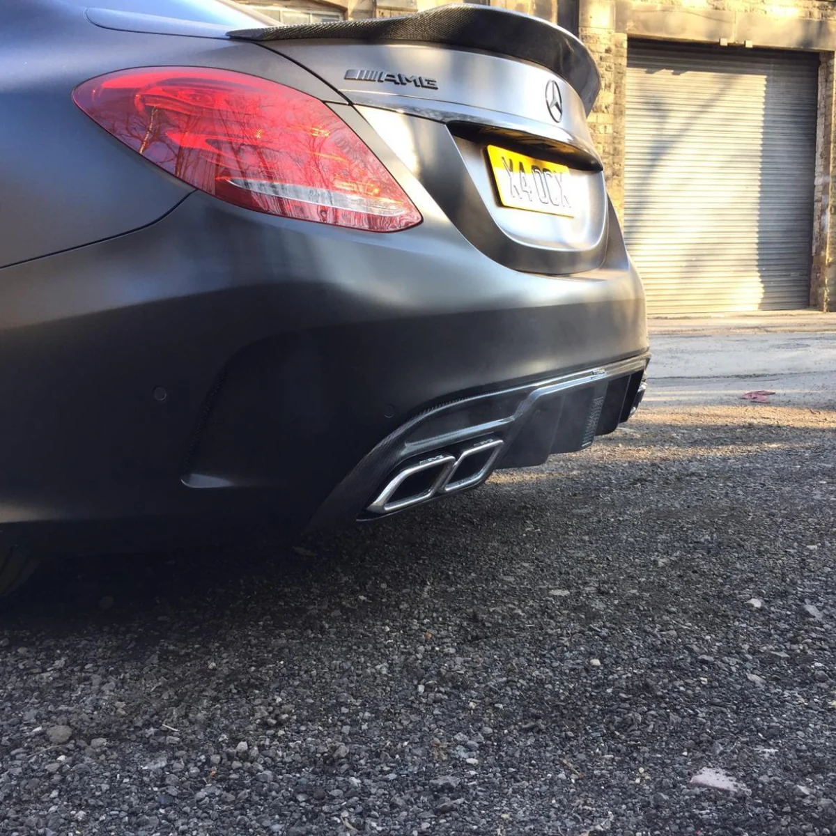 CT CARBON Diffuser MERCEDES W205 C63 & C63S SALOON 4DR CARBON DIFFUSER - CT DESIGN