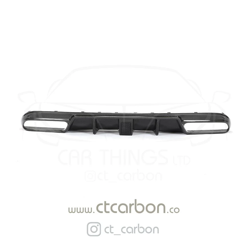 CT CARBON Diffuser MERCEDES W205 C63 & C63S SALOON 4DR CARBON DIFFUSER - CT DESIGN
