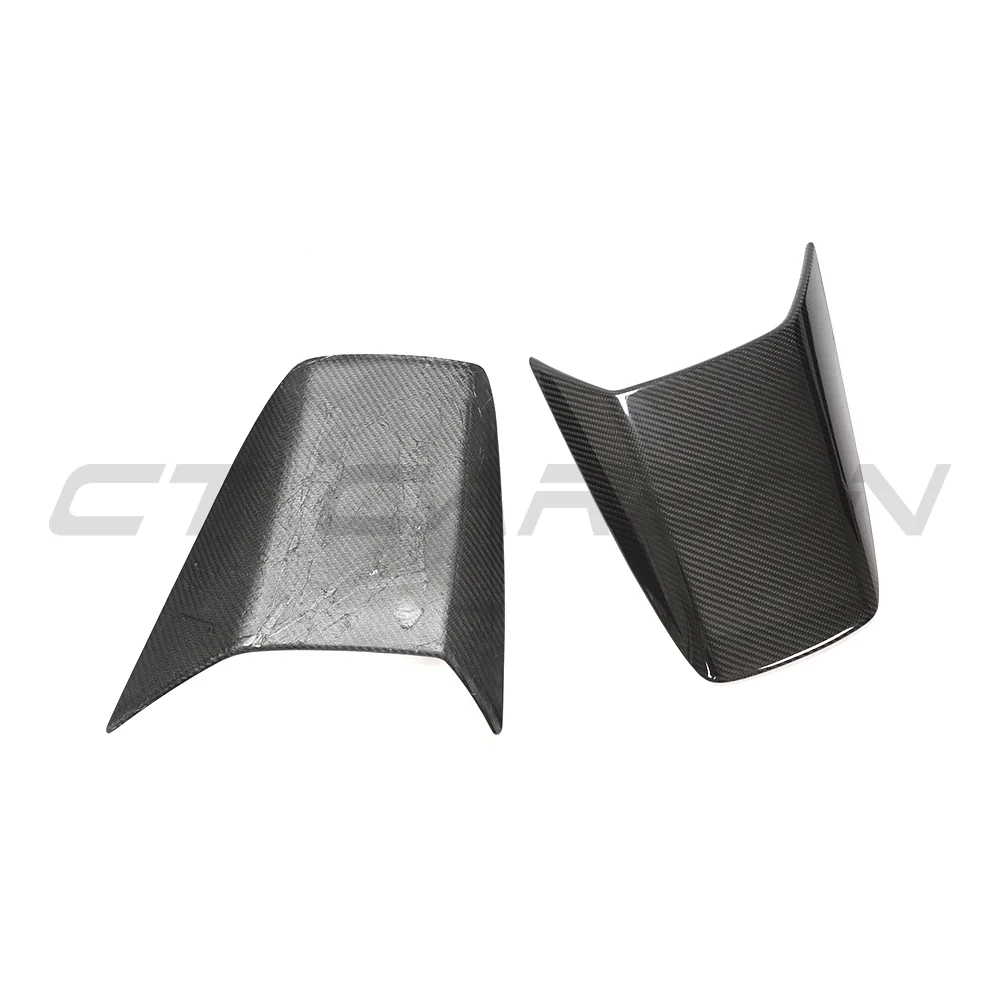 PORSCHE 911 991.2 GT3 2017-2021 CARBON FIBRE REAR SCOOP COVERS-Accessories-CT CARBON-CT Carbon - High-quality carbon fiber and gloss black aerodynamic parts for premium sports and luxury vehicles.