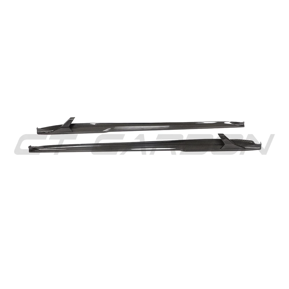 PORSCHE 911 991.2 GTS 2017-2019 CARBON FIBRE SIDE SKIRT EXTENSIONS-Side Skirts-CT CARBON-CT Carbon - High-quality carbon fiber and gloss black aerodynamic parts for premium sports and luxury vehicles.