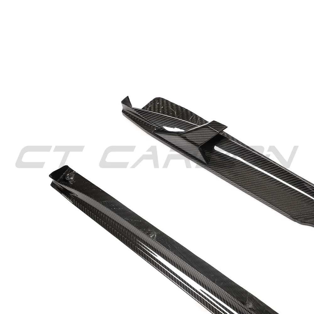 PORSCHE 911 991.2 GTS 2017-2019 CARBON FIBRE SIDE SKIRT EXTENSIONS-Side Skirts-CT CARBON-CT Carbon - High-quality carbon fiber and gloss black aerodynamic parts for premium sports and luxury vehicles.