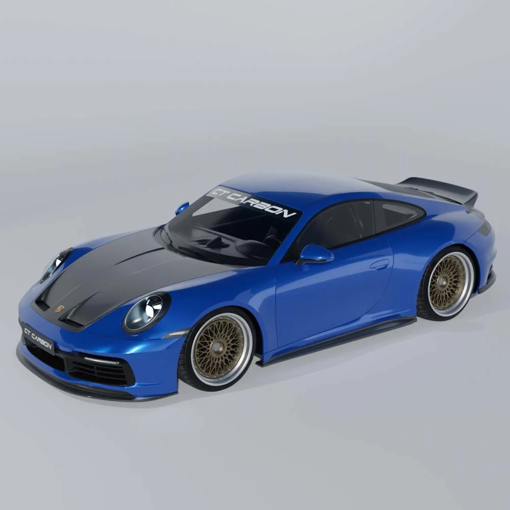 PORSCHE 911 (992.1) CARRERA 2019-2024 CARBON FIBRE KIT - CT DESIGN
