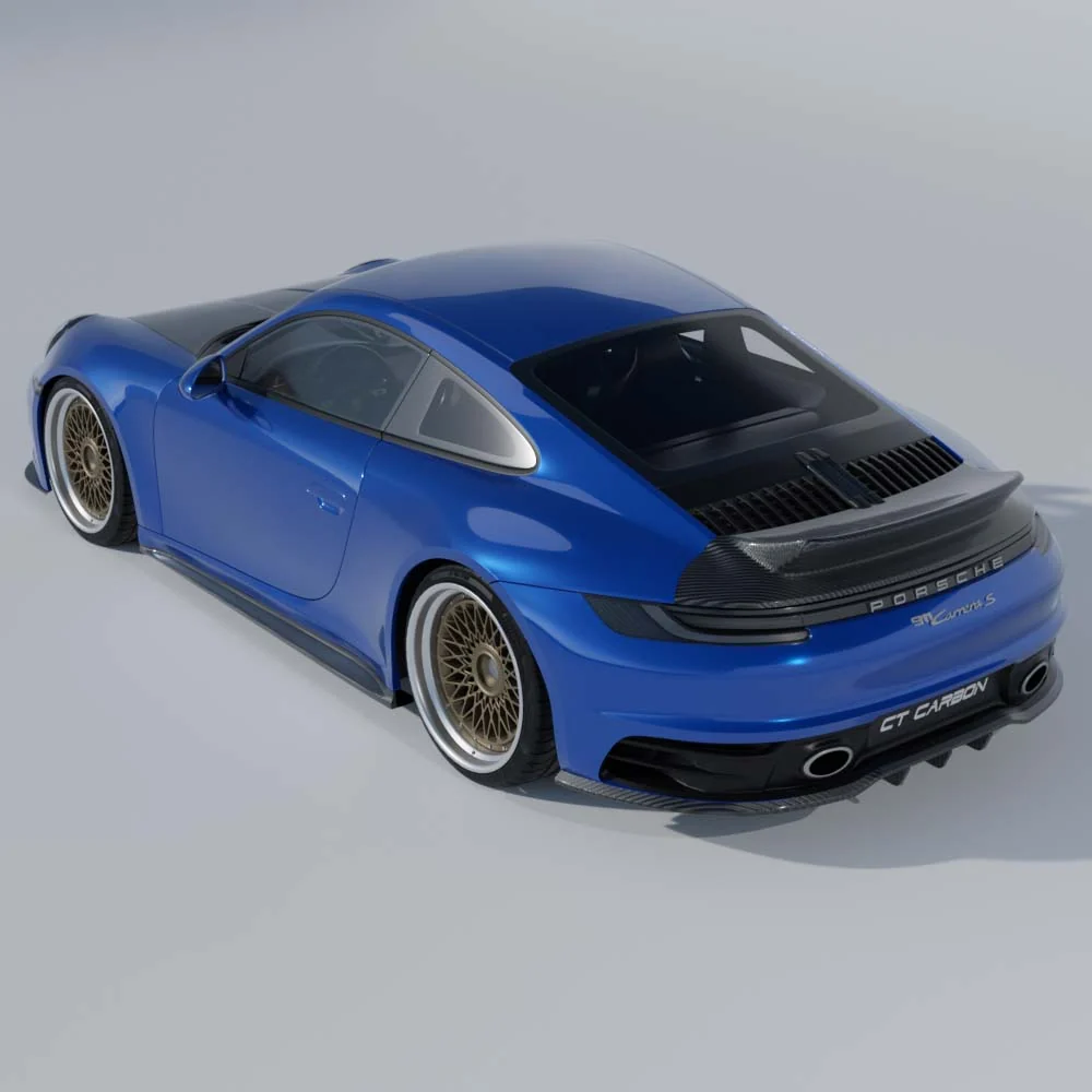 PORSCHE 911 (992.1) CARRERA 2019-2024 CARBON FIBRE KIT - V2 - CT DESIGN