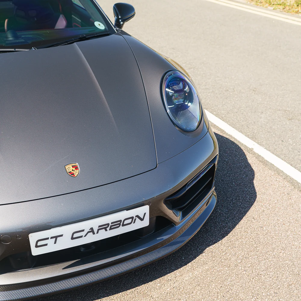 PORSCHE 911 992.1 GTS & CARRERA 2019-2024 CARBON FIBRE SPLITTER - CT DESIGN