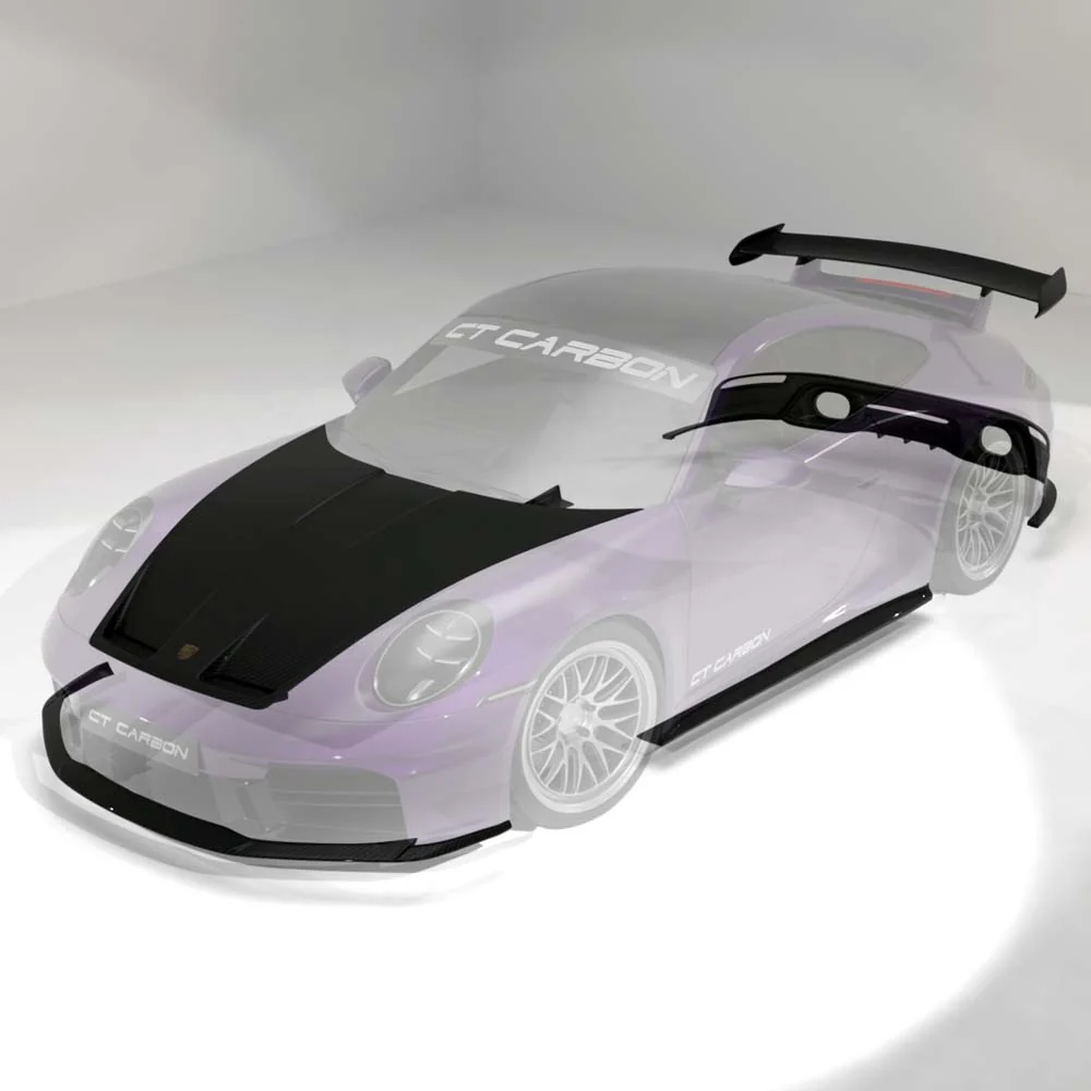 PORSCHE 911 992.2 CARRERA 2024+ CARBON FIBRE KIT - V1 - CT DESIGN
