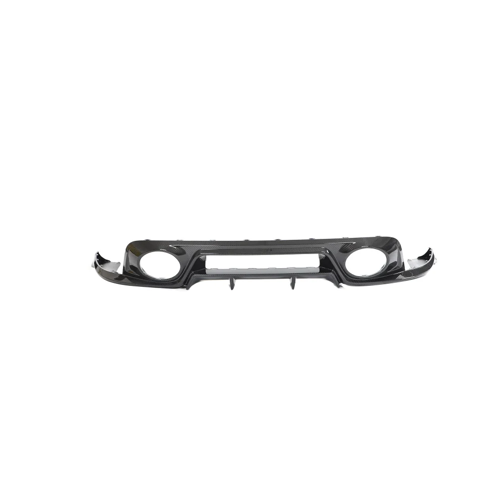 PORSCHE 911 992 TURBO S CARBON FIBRE DIFFUSER - CT DESIGN-Diffuser-CT Carbon-CT Carbon - High-quality carbon fiber and gloss black aerodynamic parts for premium sports and luxury vehicles.