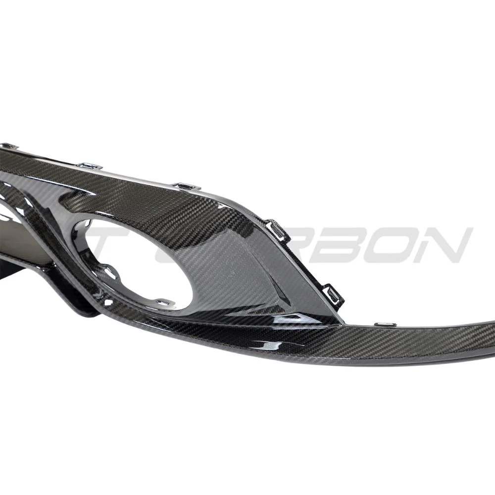 PORSCHE 911 992 TURBO S CARBON FIBRE DIFFUSER - CT DESIGN-Diffuser-CT Carbon-CT Carbon - High-quality carbon fiber and gloss black aerodynamic parts for premium sports and luxury vehicles.