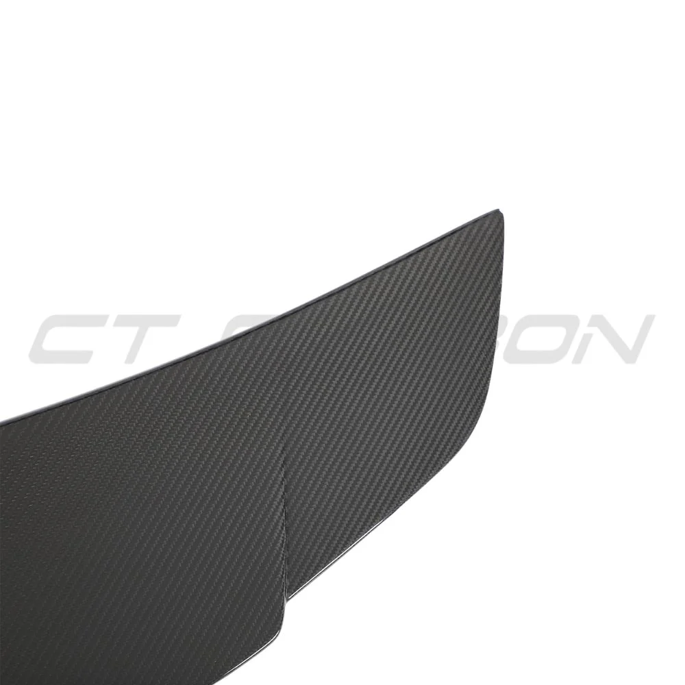 PORSCHE 911 (992) TURBO S CARBON FIBRE SPOILER - CT DESIGN-Spoiler-CT Carbon-CT Carbon - High-quality carbon fiber and gloss black aerodynamic parts for premium sports and luxury vehicles.