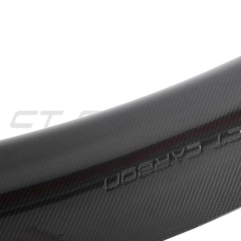 PORSCHE 911 (992) TURBO S CARBON FIBRE SPOILER - CT DESIGN-Spoiler-CT Carbon-CT Carbon - High-quality carbon fiber and gloss black aerodynamic parts for premium sports and luxury vehicles.